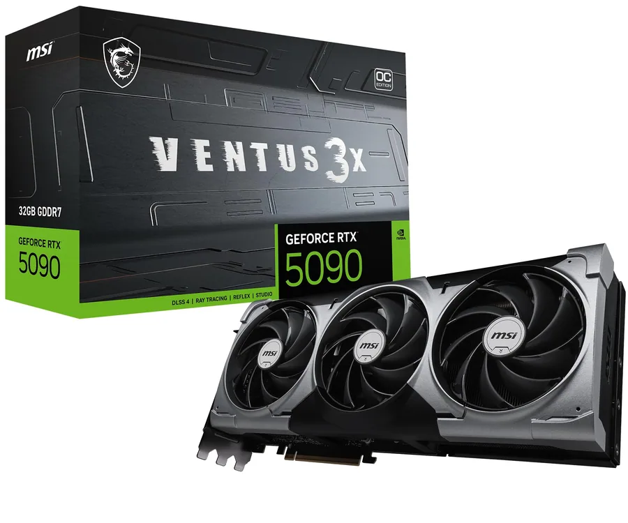 MSI Gaming RTX 5090 32G Ventus 3X OC Tarjeta gráfica (32GB…
