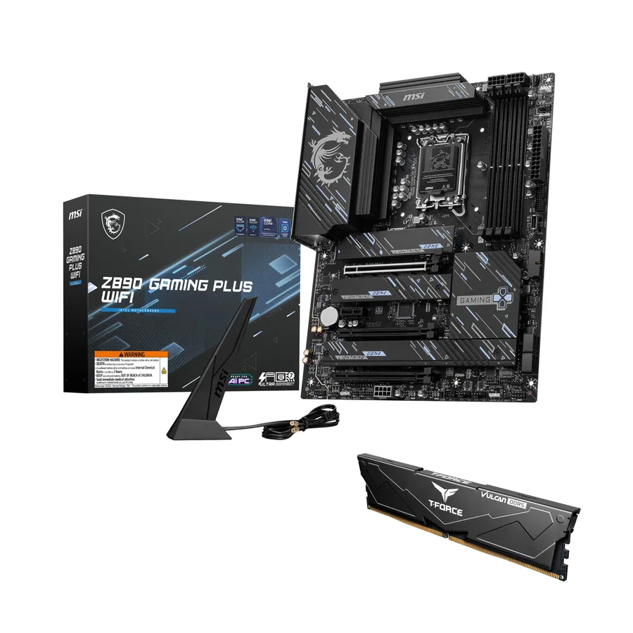 MSI Placa base WiFi Z890 Gaming Plus (pack con RAM 16 GB)