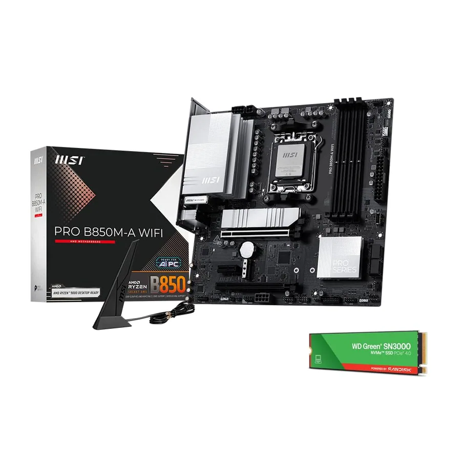 MSI PRO B850M-A Placa base WiFi