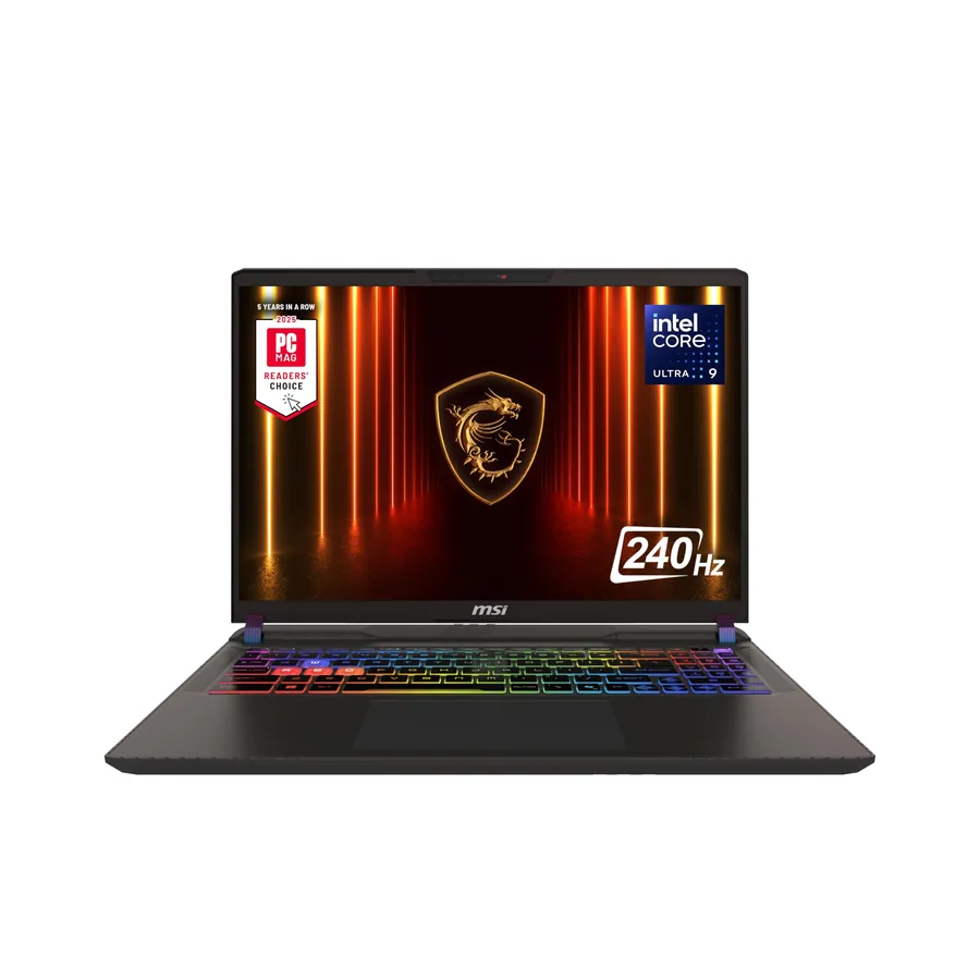 MSI Vector 16 HX AI 16” 240Hz QHD+ portátil para juegos · 16 GB RAM · 1 TB